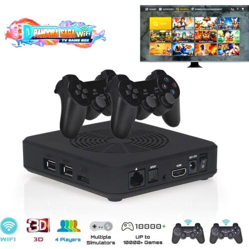 3D Pandora SAGA Wifi TV Game Box 3000 IN 1 Multi Games Arcade Console PSP/WSC/SFC/PCE/N64/DS/MD/MAME/GBC/GBA/FBA