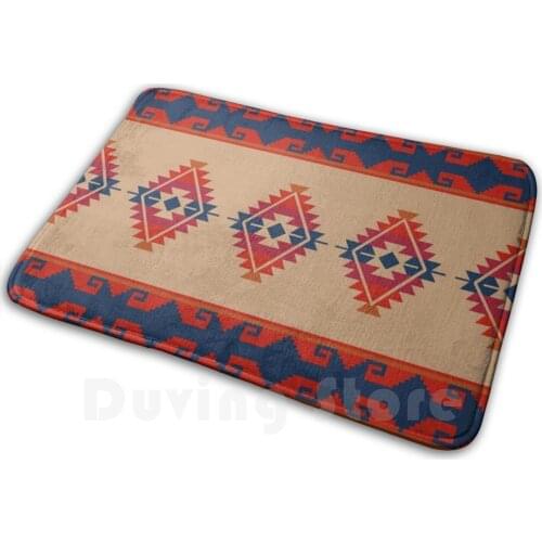 DarylS Poncho Mat Rug Carpet Anti-Slip Floor Mats Bedroom Daryl Dixon Twd The Walking Dead Poncho Geometrical Pattern Navajo