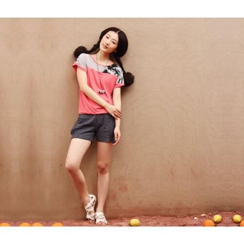 Summer 2020 short sleeve t shirt Women Top Garment mint