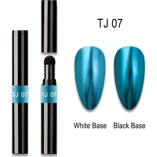 MiFanXi 12 Colour Nail Art Air Cushion Magic Powder Pen Holographic Mirror Effect Glitter Powder DIY Design Manicure Decorations