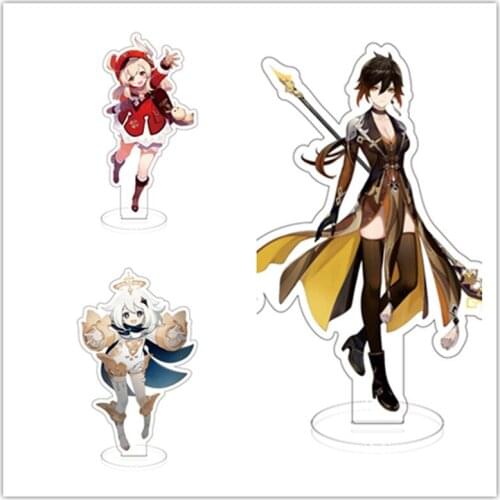 New Anime Game genshin impact Acrylic Stand Model Figure Toy Figures Decoration Cosplay superhero Christmas Prop Gift