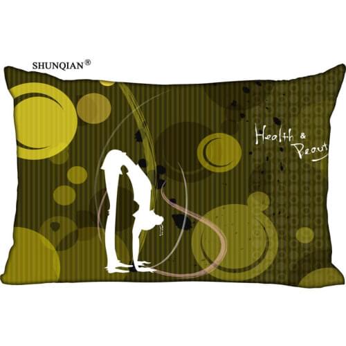 New Gymnastics Girl Cartoon Pillow Case Custom Wedding Pillowcase Cover Cases Gift Zippered Rectangle Pillow Case
