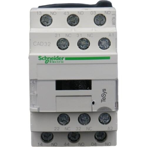 Schneider Control relays CAD32B7C CAD32E7C CAD32F7C CAD32FE7C CAD32M7C CAD32P7C CAD32U7C CAD32Q7C CAD32R7C
