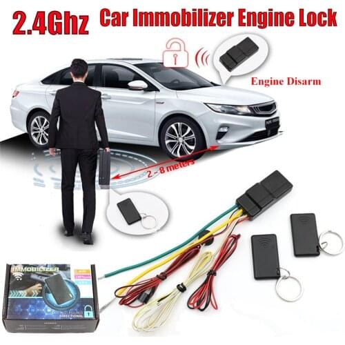 RFID Car Immobilizer Engine Lock Anti-Hijacking & Circuit Cut Alarm Inmoviliza Drop Shipping