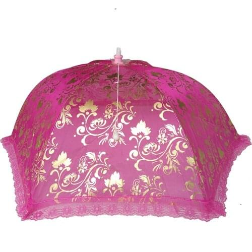 Mesh Net Food Cover Tent Umbrella For Parties Picnics BBQs Prevent Fruit Vegetable Cake From Flies Bugs Use Indoor Outdoor