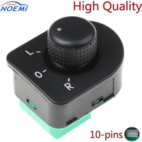 YAOPEI 1J1959565A Left Side Master Door Adjust Knob Side Mirror Switch Knob For Volkswagen VW Bora Jetta Golf MK4