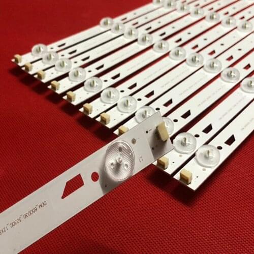 1set=12pieces for TCL L65E5800A-UD led backlight TCL_ODM_650d30_3030C_12X8_V2 TCL 4C-LB650T-YH3 8 lamps