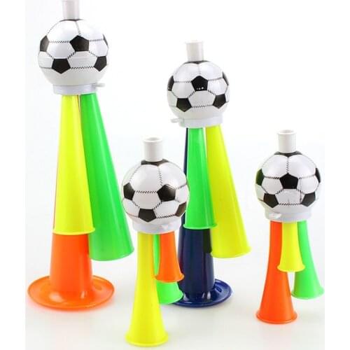 10pcs/set Football Horn Whistle Holiday Celebration Party Child Toy Whistle Cheer for the Game Wholesale E11066