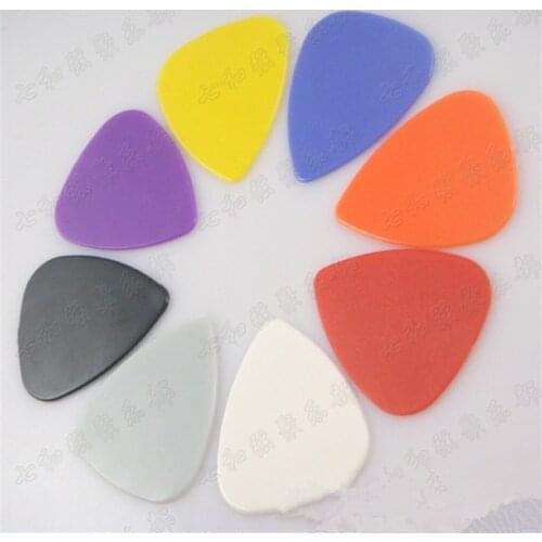 100pcs/lot mix color Plastic guitar picks with No logo printing 0.81mm Guitar Plectrums guitar accessories parts