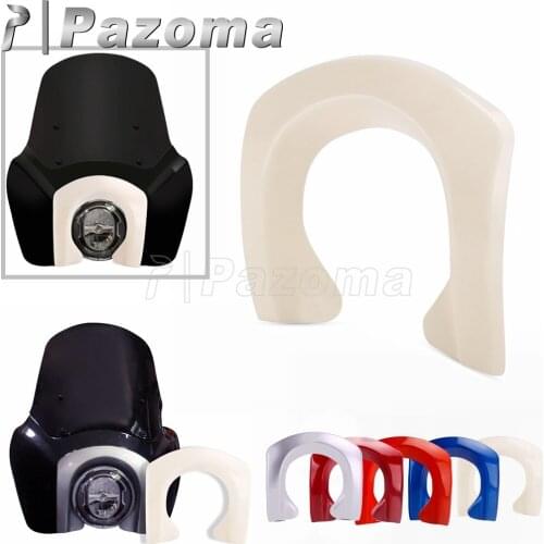 6 Colors Plastic Headlight Fairing Bezel Front Cowl Guard For Harley Dyna Super Wide Glide Low Ride FXD FXDL FXDI FXDC FXR