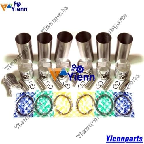 FOR Mitsubishi S6S Piston,Piston ring ,Cylinder liner, Gasket set ,Bearing Set For Mitsubishi S6S Diesel engine