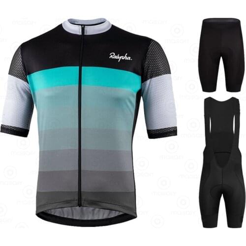 2021 Ralvpha Summer Cycling Set Comfortable Racing Bicycle Clothes Suit Quick-Dry Mountain Bike Cycling Jersey Set Ropa Ciclismo
