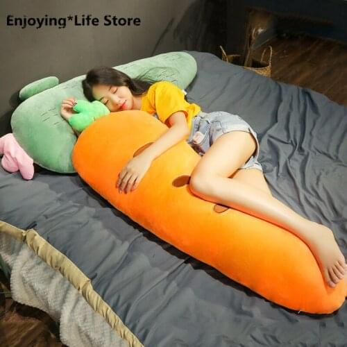 Bedroom Bed Cartoon Fruit Pillow Long Pillow Boyfriend Pillow Double Backrest Removable and Washable