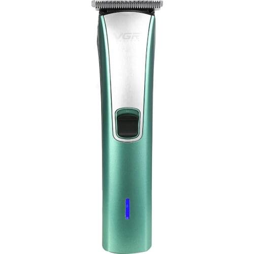 VGR electric hair trimmer USB rechargeable hair clipper haircut machine 8W powerful clipper beard trimmer oil head 0.1mm