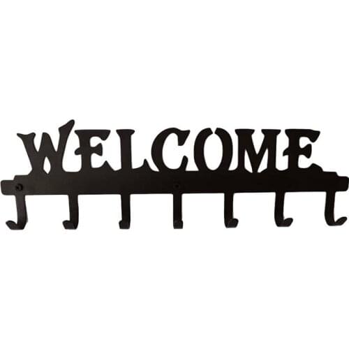 1Pcs Iron Wall-Mounted Coat Clothes Hook Rack Wall-Mounted Durable Practical Iron Wall Hook For Bedroom Key Hanging Hook-ABUX