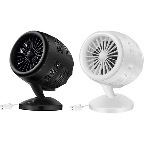 Small Personal Desk USB Fan, Portable Mini Table Fan with Turbo Blades, Whisper Quiet for Home, Office, Outdoor, Travel