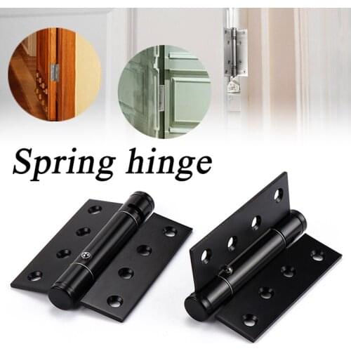 Spring Hinge Invisible Door Self-Closing Buffer Damping Hinge Automatic Door Closer Hidden Door Wooden