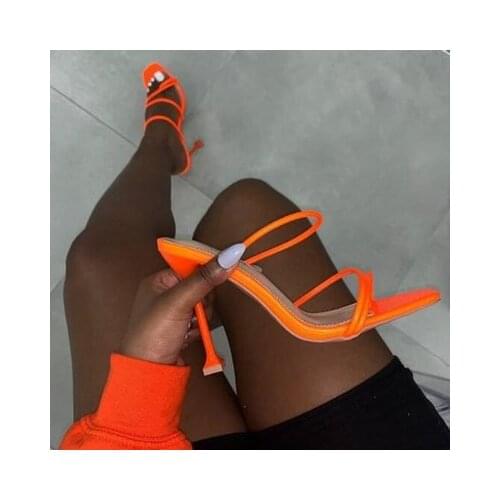 SZSGCN Women sandals snake print strappy mule heels sandals slippers women high heels flip flops square toe slides party shoes