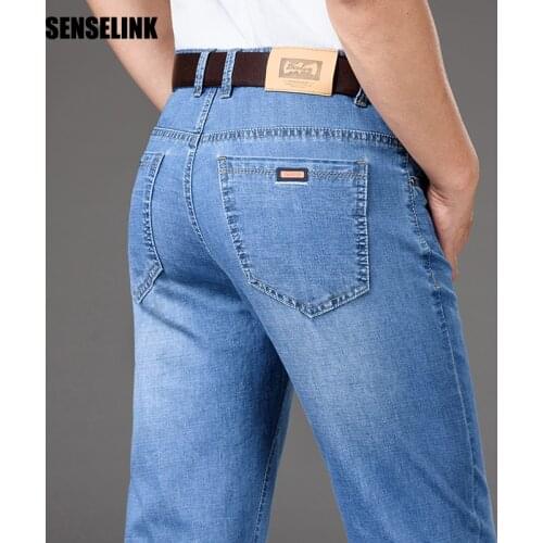 Узкие джинсы для мужчин SENSELINK China At AliExpress