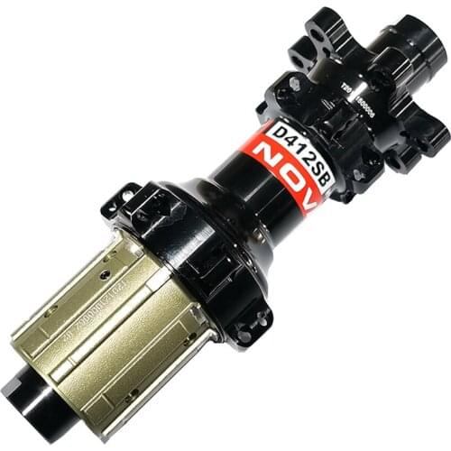 Super Light Novatec D412SB 6-bolt MTB Road Disc Hub Straight pull 24H QR 10x135 9mm Rear Hub 12x135 12x142 HG XD XDR 12 Speed