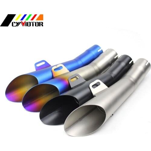 Motorcycle Scooter Titanium Exhaust Pipe Escape Be Used For Most of Which Exhaust Pipe Diameter is 51mm GY6 R6