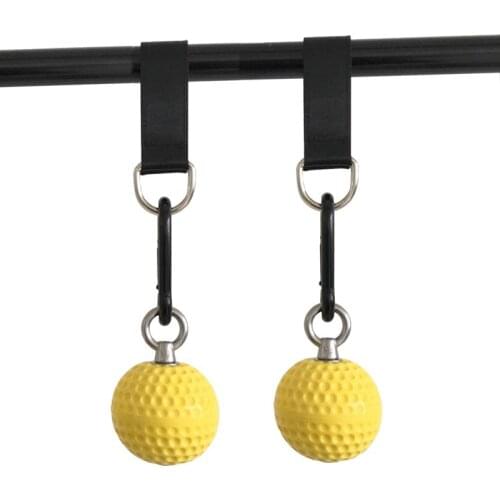 1 Pair 72mm Non-Slip Pull Up Grip Balls for Bouldering Kettlebells Hand Finger Grips Strength Trainer Arm Muscles Exerciser