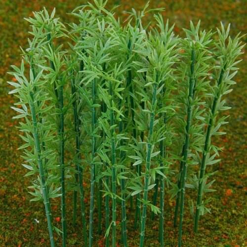 100 Pack Layout Model Railway Model Building Model Bamboo Tree Green Landscape