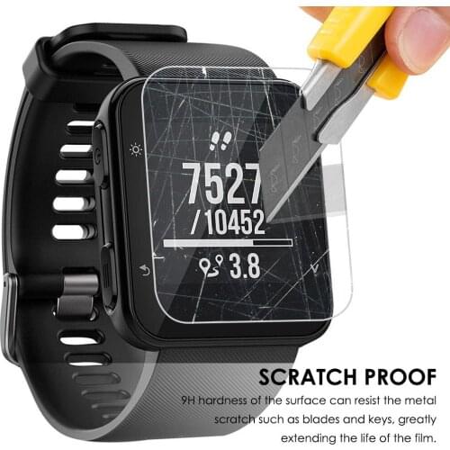 100PCS Tempered Glass For Garmin Forerunner 35 Screen Protector for Garmin Forerunner F35 Sport Smart Watch Protective Film