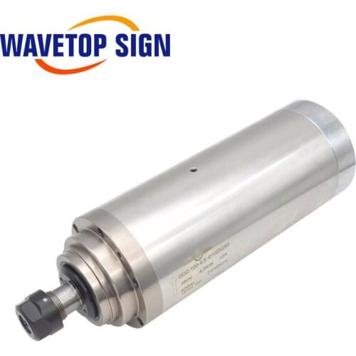 4.5kw CNC Router Spindle Motor GDZ-100-4.5 220V 12A 380V 10A Machine Tool Spindle ER20 400Hz 24000rpm For CNC Milling Router
