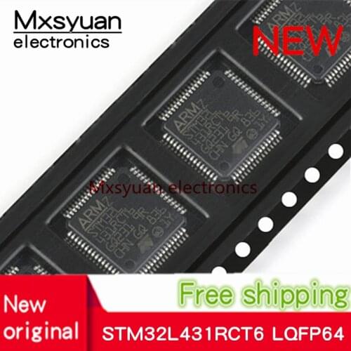5pcs~20pcs/LOT New original STM32L431RCT6 STM32L431 STM32L 431RCT6 LQFP-64 Arm cortex-m4 32-bit MCU