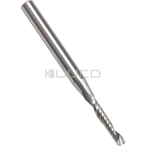 5 PCS/LOT CNC Tools/Single Flute End Mill/Carbide Bit/Engraving Bits/Drill Bit for Aluminum/Acrylic/Color Plates/PVC/Wood etc