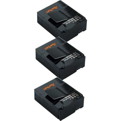 3Pcs PooSue 1600mAh AHDBT-301 Batteries For GoPro Hero 3+ Go Pro Hero3 Plus Action camera AHDBT-302