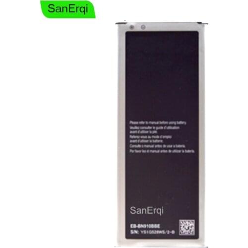 For Samsung Galaxy NOTE 4 N910C N910A N910H N910G N910F N910FD NOTE4 EB-BN910BBE 3220mAh Batterie Bateria