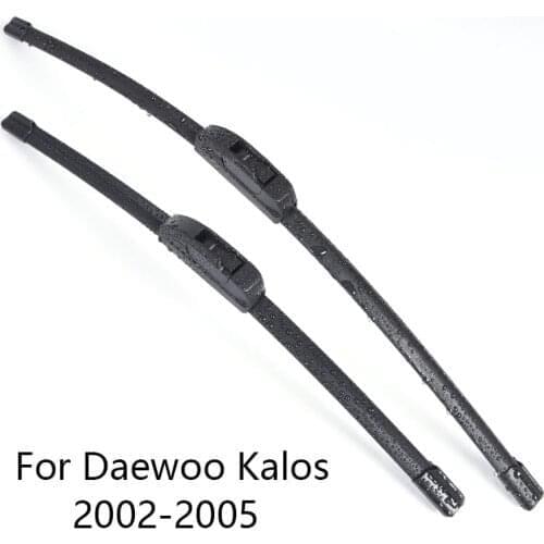 Car Windshield Wiper Blades for Daewoo Kalos form 2002 2003 2004 2005 Car Windscreen wiper Rubber
