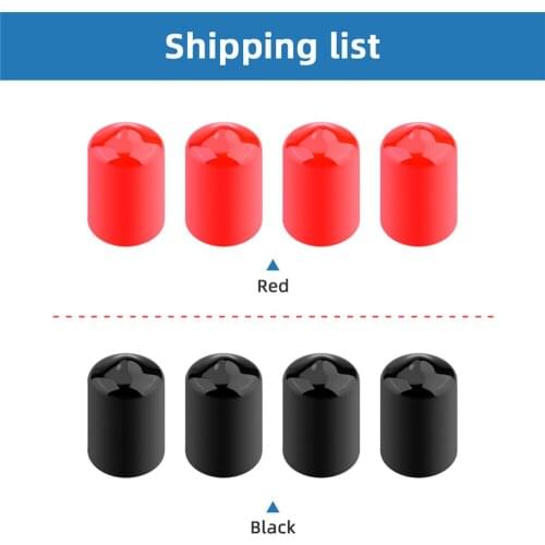 For FPV V2 Flight Glasses Accessories 4pcs/set Antenna Protective Cover Anti-scratch Sleeve Case