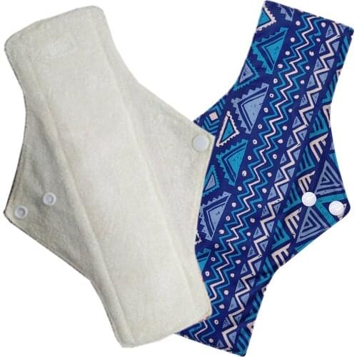 ALINAPPY 1PCS Night Use Healthy Washable Reusable Menstrual Pads For Heavy Flow, Large Size Breathable Women Cloth Pads 18*30CM