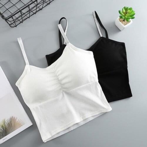 Cross Beauty Back Bras Underwear Sexy Belt Chest Pad Tank Tops Sexy Hollow Back Lingeries Tops