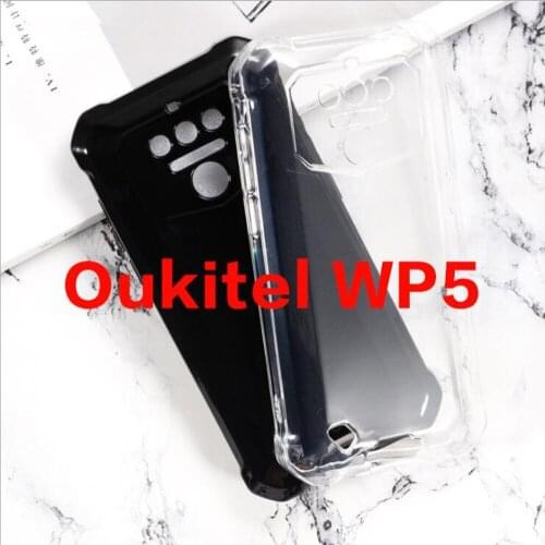 For Oukitel WP5 Cases Anti-knock Soft TPU Case For Oukitel WP5 Anti Skid Silicone Protection Back Cover Capa