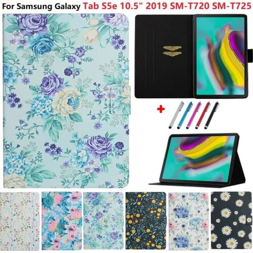 For Samsung Galaxy Tab S5E SM-T720 SM-T725 Tablet Cover Case 10.5 inch Girls Shell For Samsung Tab S 5E 10 5 T720 T725 Caqa +Pen