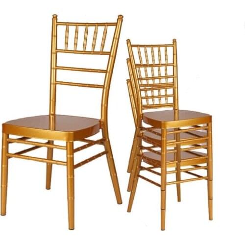 100% Aluminum chiavari wedding chair