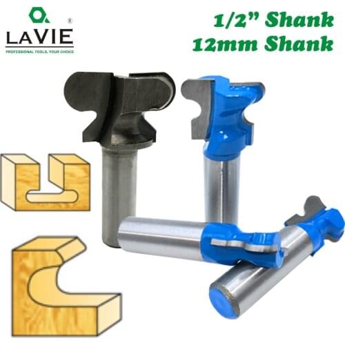 12mm 1/2" Shank 12.7mm Double Finger Router Bits for Wood Industrial Grade Milling Cutter Woodworking Tools MC03190