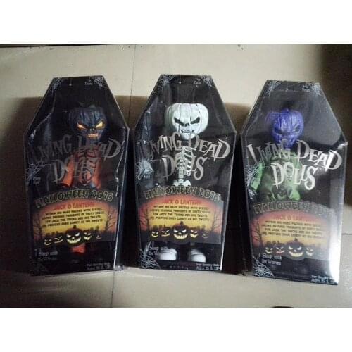 Living dead dolls halloween 2016 jack o lantenn kiss of derth kissing booth Action Figure Model Toys Halloween Decorations Gift