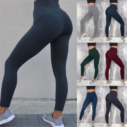 Seamless High Waist Sports Leggings Tights Women Workout Breathable Fitness Clothing Training Pants Female 6 Color S-XL 2021 New