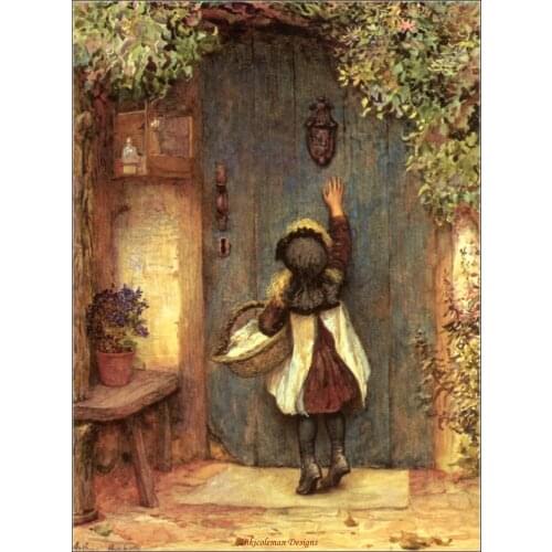 The Visitor - Counted Cross Stitch Kits - DIY Handmade Needlework for Embroidery 14 ct Cross Stitch Sets DMC Color