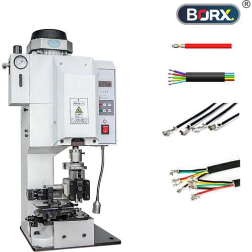 High Speed Automatic wire stripping and crimping machine The machine can be Customize the blade according to your terminal