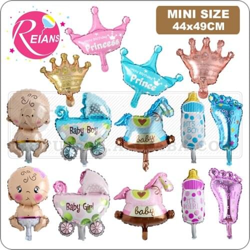 Boy Girl New Born Birthday Party Decoration Super Baby, Shower baby boy girl Foil Trojan Christening baby Kids Foil Balloons