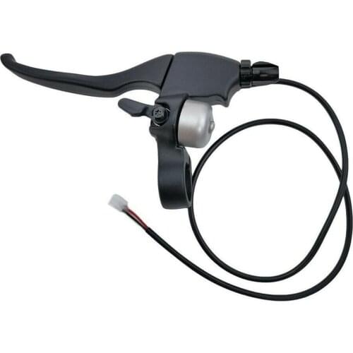 Scooter Brake Lever Pull Cord Hand Brake With Bell Broken Electric Scooter Assembly Parts Brake Lever Integrated Electric Vehicl
