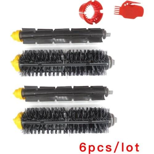 Bristles and flexible brushes for iRobot Roomba 600 700 series 650 630 660 620 610 770 780 790 vacuum cleaner replacement kit