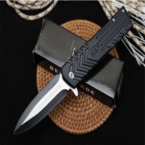 Butterfly DA313 Quick Open Folding Knife 440C Sharp Blade Steel Handle Outdoor Survivcal Hunting Camping Tool Gift For Men