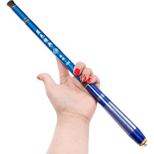 Blue Telescopic Carbon Fiber Super Hard Ultra Light Carp Fishing Rod Stream Fishing Rod Hook 1.8/2.1/2.4/2.7/3.0/3.3/3.6/4.5M